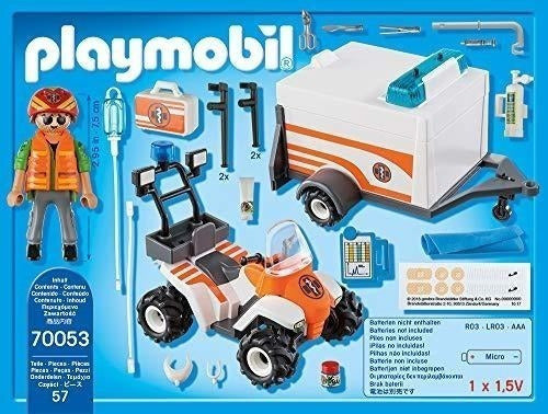 Playmobil Rescue Quad with Trailer 2