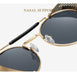 Round Retro Steampunk Folding Sunglasses A011 7