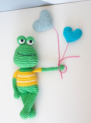 Crochet Knitted Amigurumi Frog 2