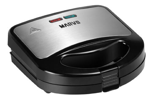 Marvo Sandwichera 3 En 1 Sandwich Grill Waffle HSM-006 Inox 1