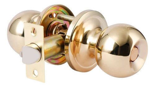 Häfele Polished Bronze Door Knob with Key - German Quality 0