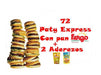 72 Paty Express 69gr. with Fargo Bread and 2 Dressings (Combo12) 0