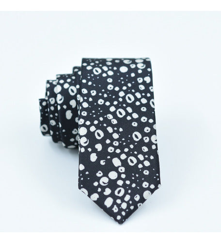 Exclusive Abstract Black Design Bow Tie 1