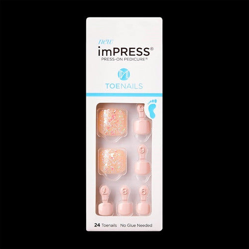 Impress Uñas Postizas Autoadhesivas Para Los Pies X24 Un 1