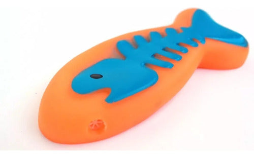 Oasis Set X2 Dog Toy Fish Squeaky Sound Rubber Premium 1