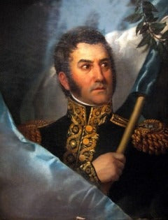 José De San Martín - Prócer Argentina - Lámina 45x30 Cm 1