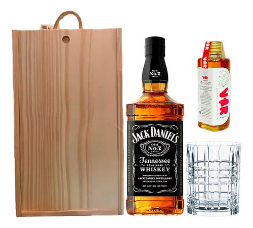 Estuche Regalo Whiskey Jack Daniel's No 7 + Vaso + Bitter 1