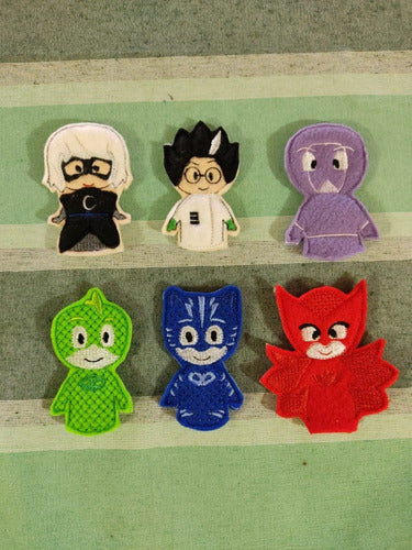 Goodies.Baires PJ Masks Finger Puppets x6 0