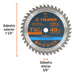 Sierra Circular Para Madera, De 7 1/4'', 40 Dientes, Truper 2