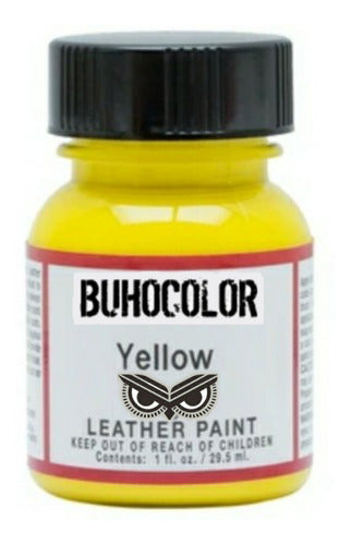 Buhocolor Angeluz Acrylic Leather Paint 35ml Yellow 0