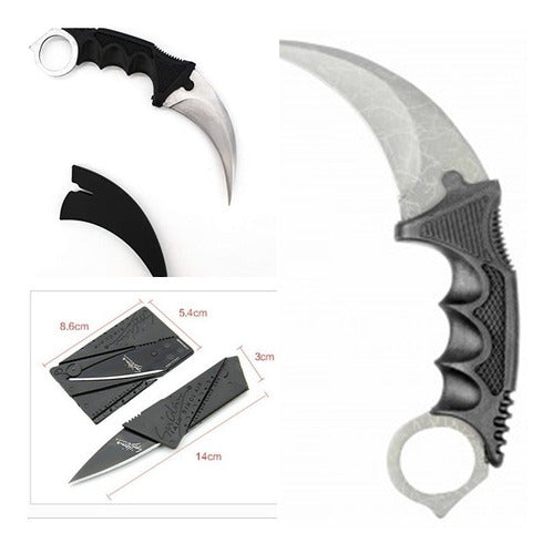 Cuchillos Karambit 3 Modelos A Eleccion  + Regalo Navaja 1