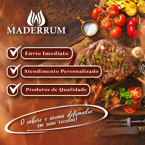 Essência Eucalipto Fumaça Líquida Maderrum 1 Litro Gourmet 5