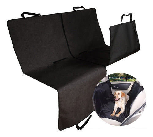 Mascopado Accesorios Funda Cubre Asiento Auto Perro Mascota Ranura Cinto + Cierre 0