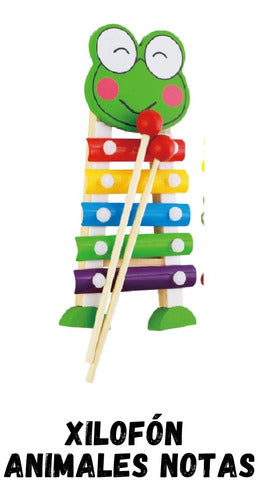 Pack Musical Infantil Madera 5 Instrumentos Didácticos Niños 2