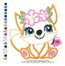 Elma Matrizes Embroidery Machine Matrices Forest Fox Girl 4203 2