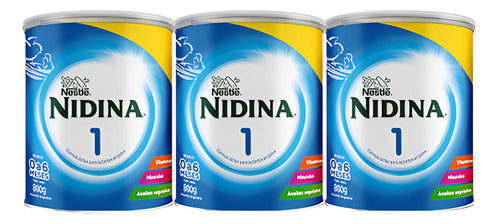 Nidina 1 Powdered Formula Milk Can X800g X3u 0