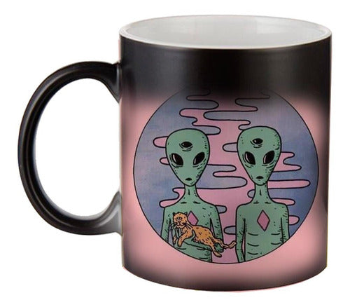 Maldives Design Taza Mágica Aliens 0