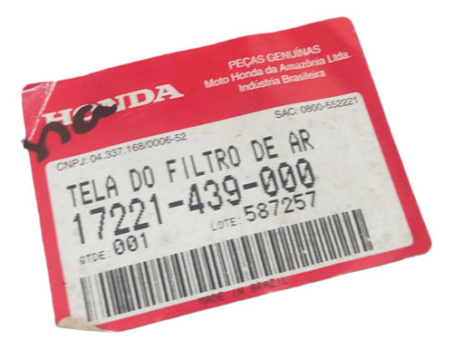 Tela Filtro  Ar Turuna  Original Honda 1