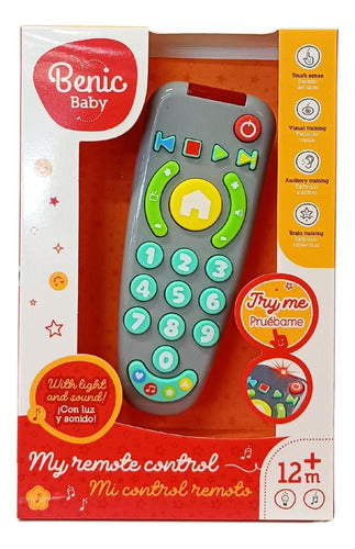 Benic Interactive Remote Control with Lights and Sounds - Batteries Included 0