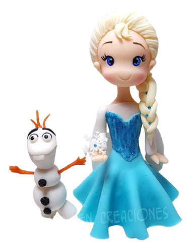 Yanilen Creaciones Frozen Elsa Y Olaf Adorno Para Torta 1