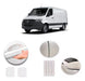 6-Piece Clear Silicone Vinyl Self-Adhesive Set for Mercedes Vito 2020 0