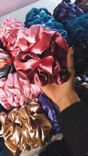 Scrunchies Satin Hair Ties Wholesale 3