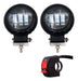LED Auxiliary Fog Lights for Motorcycle + Switch On/Off - Pack of 2 Units 0