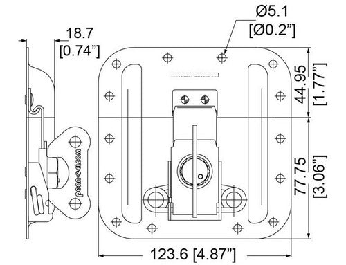 Corner Bracket X 8 Units Metal 3 Tips Black Garmath 2