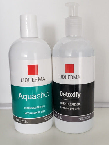 Lidherma Agua Micelar Y Limpiador Detoxify Gigantes 1