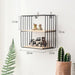 Total Home Decorative Wall Shelf Square Grid 1