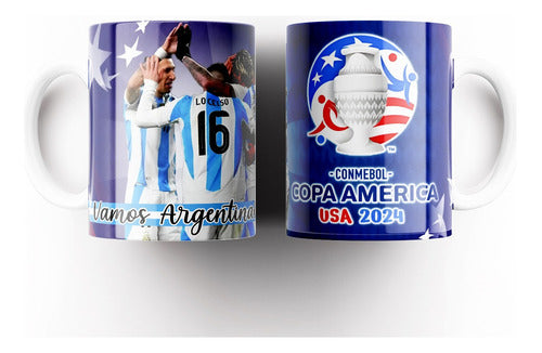 Imprimi Kits Plantillas Copa América 2024 Tazas Diseño Sublimar Argentina 0