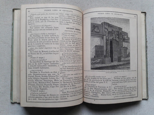 Primer Libro De Geografía De Smith Geografía Elemental 1880 2