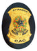 Distintivo Brasão Bolachão Couro - Cac 0