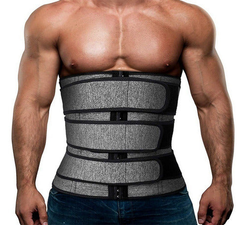 M Modelador Corporal Masculino Sweat Belt Fat Burning 0