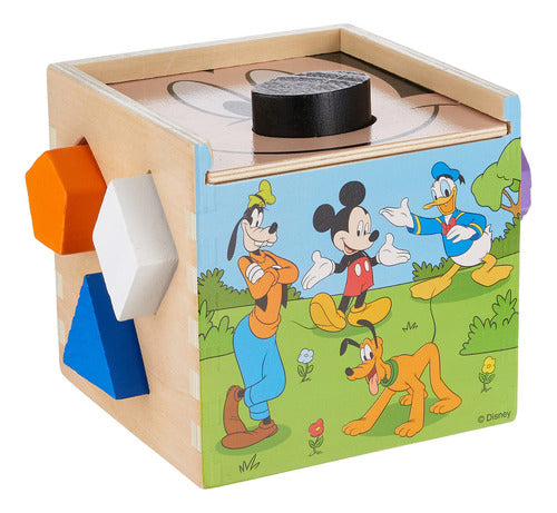 Melissa & Doug Disney Mickey Mouse & Friends Shape Sorting Cube 0