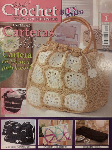 Revista De Tejidos Bienvenidas Crochet Esp. Carteras Liquido 0