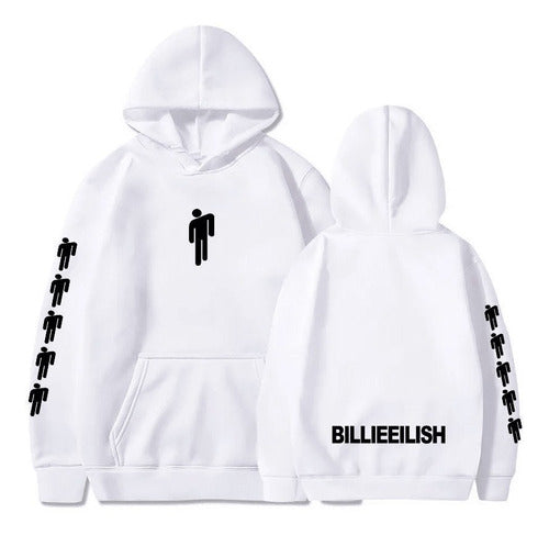 Tiendavirtual_Generico Billie Eillish White Pullover Hoodie - All Sizes 0