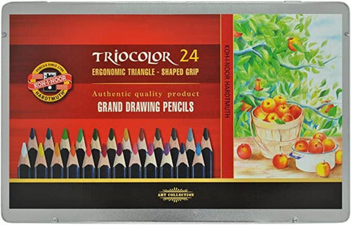 Koh-I-Noor Triocolor Jumbo Pencils X24 3