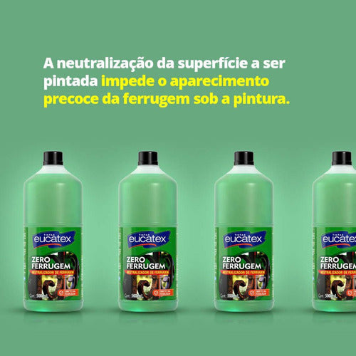 Zero Ferrugem Eucatex 500ml Neutralizador De Ferrugem 2