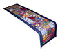 Rajwada-fashion Blue Table Runner 100% Algodon 15  X 60  Bo 4