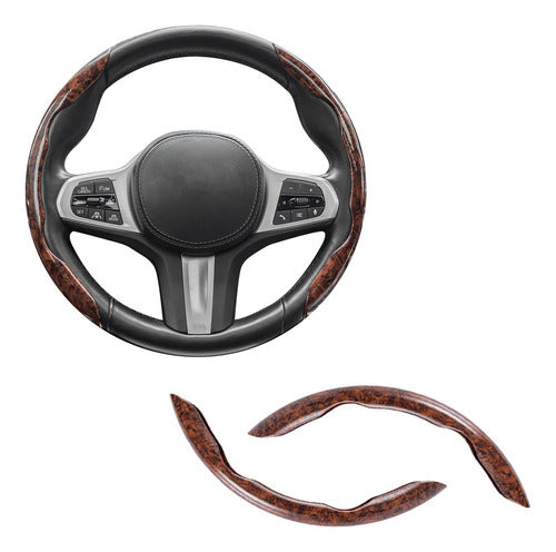 Amiss Wood Grain Steering Wheel Cover 0