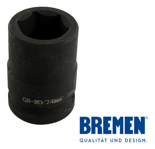 Hexagonal Impact Socket Wrench 24mm 3/4 Drive Bremen 1