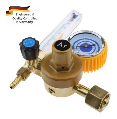 Berent Manometro Argon Medidor De Presion Flujometro Germany Co2 1