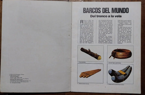 Álbum Barcos Del Mundo.colección Los Secretos Del Mar, 1983. 1