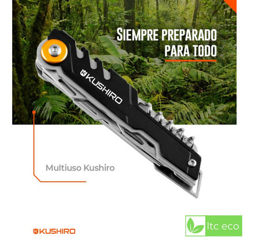 Kushiro 8-Function Camping Multi-Tool Pocket Knife 4