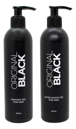 Original Black Shaving Gel De Afeitar + After Shave 250ml 6c 0