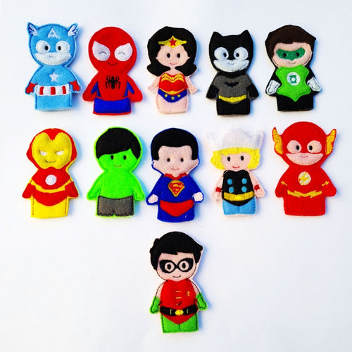 Alonsa Finger Puppets - Superheroes 1