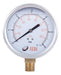 Ceni Manometer Ø 100mm Stainless Steel with Glycerin 6 Bar/Psi 0