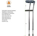 Silfab Adjustable Aluminum Canadian Cane Pair 2