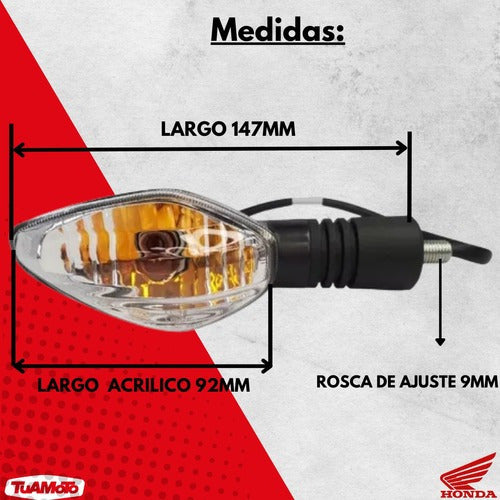 Giro completo trasero izquierdo Honda Original para Xr 150 5